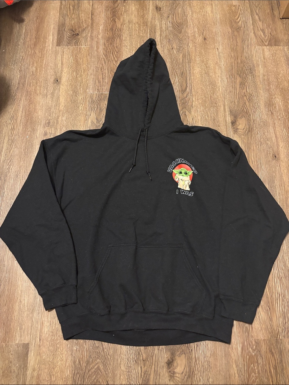 men’s black hoodie